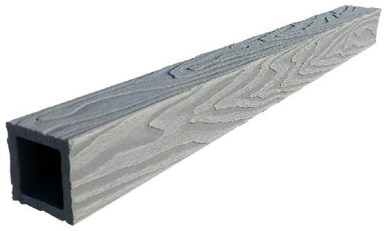 Балясина ДПК 3D GardenParkett фактура дерева Серый купить в Юрьев-Польском