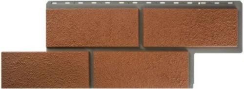 Фасадная панель Альта-Профиль Неаполитанский камень - Терракотовый купить в Юрьев-Польском