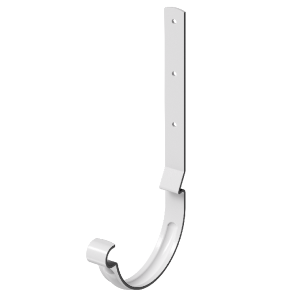 Карнизный крюк длинный D125 Döcke STAL PREMIUM Пломбир, (RAL 9010) купить в Юрьев-Польском