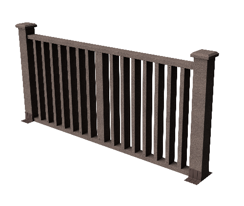 Ограждения декоративное ДПК GRINDERDECO Риальто венге купить в Юрьев-Польском