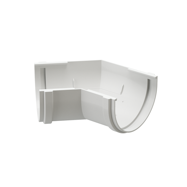 Угол желоба универсал 135˚ Docke Premium ПВХ - Пломбир купить в Юрьев-Польском