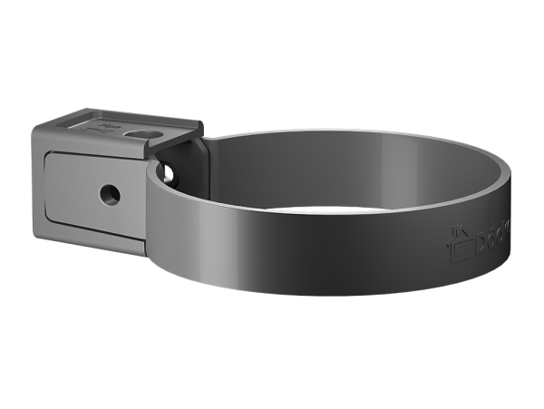Хомут универсальный для водосточной трубы Docke Premium Графит купить в Юрьев-Польском