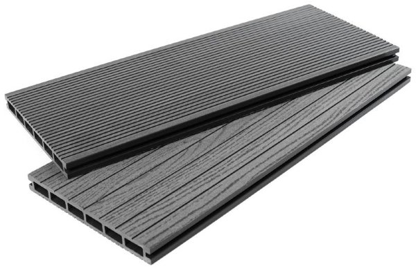 Террасная доска ДПК - ДеревоПласт- DP Standart+ графит купить в Юрьев-Польском
