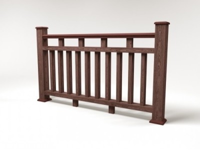 Ограждение из ДПК FG8 шоколад