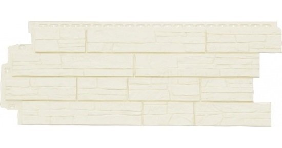 Фасадная панель Grand Line Сланец молочный купить в Юрьев-Польском