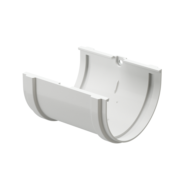 Соединитель желоба Docke Premium ПВХ - Пломбир купить в Юрьев-Польском