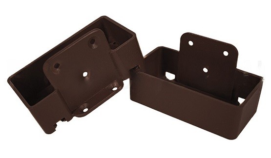 Крепление перил прямое из алюминия GardenParkett Венге купить в Юрьев-Польском