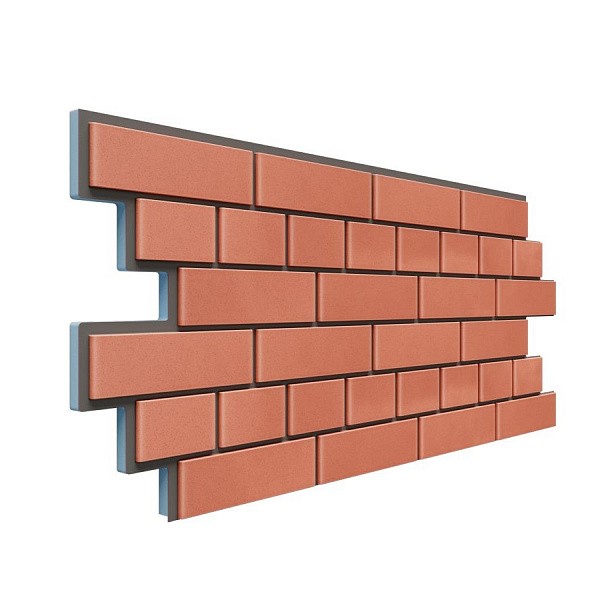 Фасадная термопанель Доломит кирпич 20мм Красный купить в Юрьев-Польском