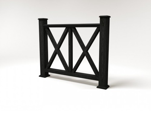 Ограждение из ДПК FG7 кварц купить в Юрьев-Польском