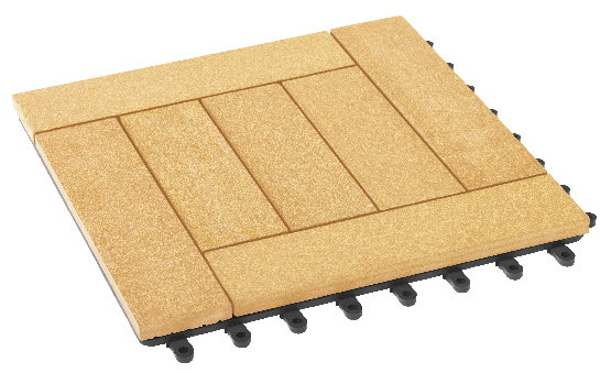 Модульный паркет ДПК GRINDERDECO Комфорт 6 Песчаник купить в Юрьев-Польском