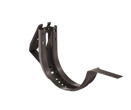 Водосток Aquasistem, система 125x90 - Крюк крепления желоба короткий регулируемый RR 32 Тёмно-Коричневый купить в Юрьев-Польском