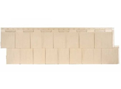 Фасадная панель T-Сайдинг-Щепа пихта ЭКО-1 Желтый