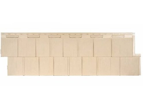 Фасадная панель T-Сайдинг-Щепа пихта ЭКО-1 Желтый купить в Юрьев-Польском