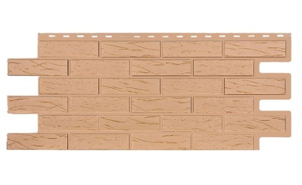 Фасадная панель T-Siding Кирпич Саман Эко Крем купить в Юрьев-Польском