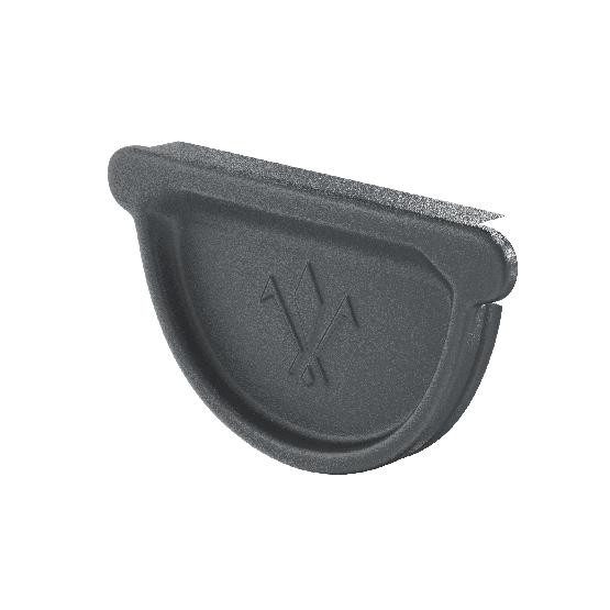 Водосток Aquasistem, Система 150/100 - Заглушка желоба универсальная с резиновым уплотнителем RR 23 Маренго matt купить в Юрьев-Польском