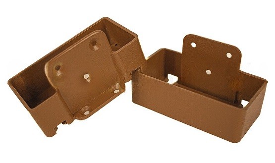 Крепление перил прямое из алюминия GardenParkett Орех купить в Юрьев-Польском