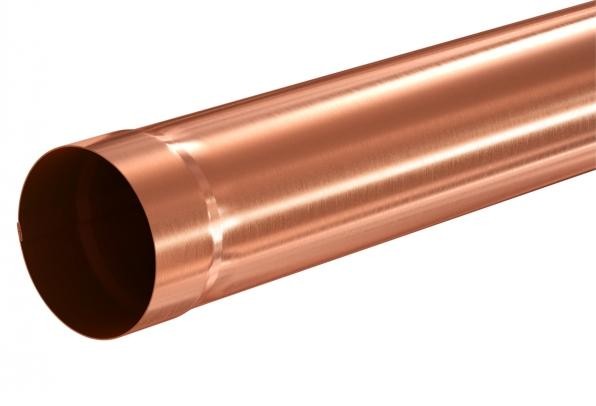 Водосток Aquasistem, система 125x90 - Водосточная труба 3 метра медная купить в Юрьев-Польском