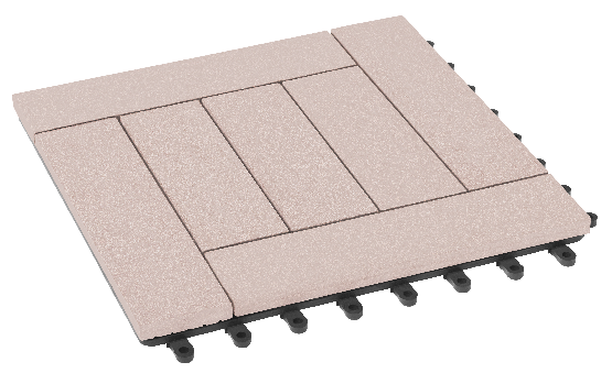 Модульный паркет ДПК GRINDERDECO Комфорт 6 Выбеленный дуб купить в Юрьев-Польском