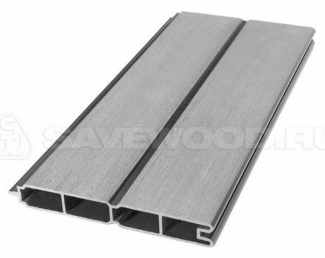 Заборный профиль из ДПК Savewood SW Agger матовый пепельный купить в Юрьев-Польском