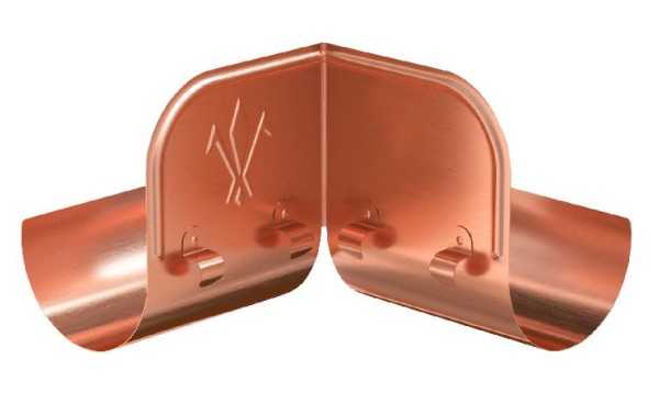 Водосток Aquasistem, система 150/100 - Ограничитель перелива угловой медный купить в Юрьев-Польском