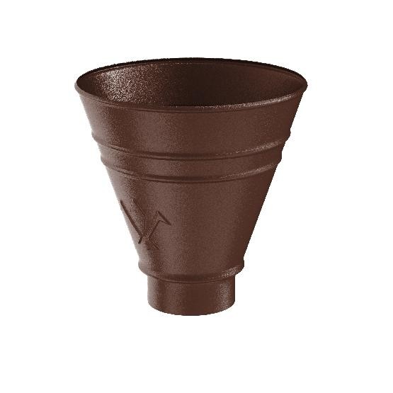 Водосток Aquasistem, Система 150/100 - Воронка водосборная круглая RAL 8017 Коричневый matt купить в Юрьев-Польском