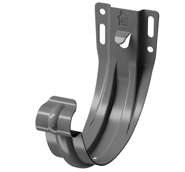 Карнизный кронштейн (штампованный) D125 Döcke STAL PREMIUM Графит, (RAL 7024) купить в Юрьев-Польском