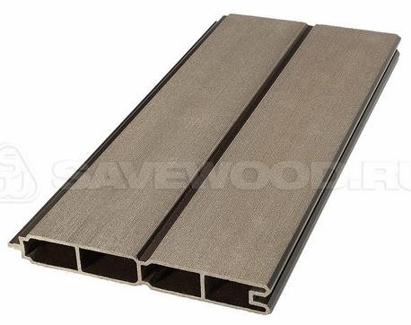 Заборный профиль из ДПК Savewood SW Agger матовый тёмно-коричневы купить в Юрьев-Польском
