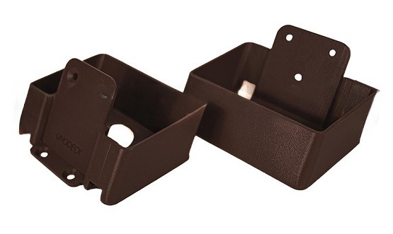 Крепления перил наклонное из алюминия GardenParkett Венге купить в Юрьев-Польском